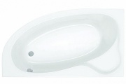 Ванна акриловая асимметричная Эдера 170*110 левосторонняя белая с г/м Базовая плюс