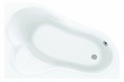 Ванна акриловая асимметричная Ибица XL 160*100 правосторонняя белая с г/м Комфорт